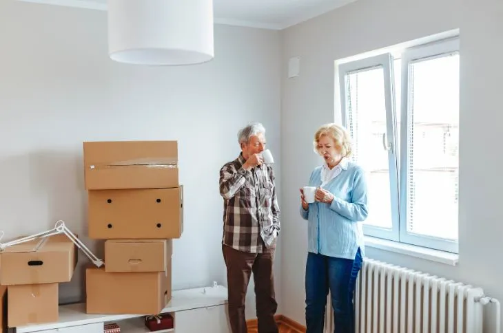 We helped our elderly customer We helped our elderly customer